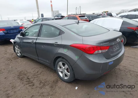 2012 Hyundai Elantra Gls из США, поврежденный, VIN 5NPDH4AE4CH069664